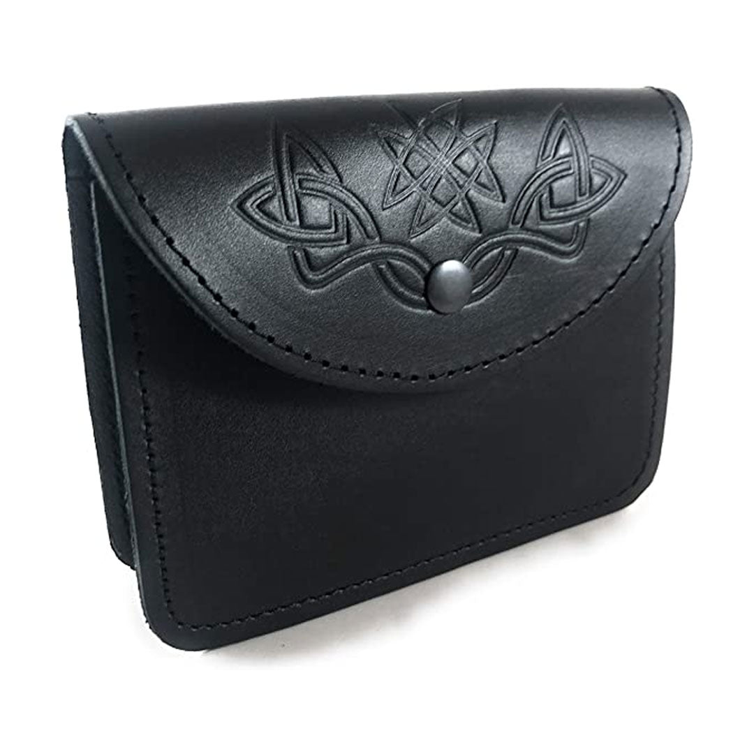 Celtic Cross Leather Sporran Kilt Pouch Celtic Pouch