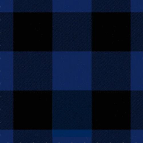 Border Shepherd's Check Black and Blue Tartan - Imperial Highland Supplies