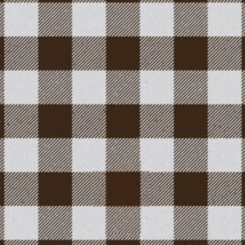 Border Shepherd's Check Brown and White Tartan - Imperial Highland Supplies