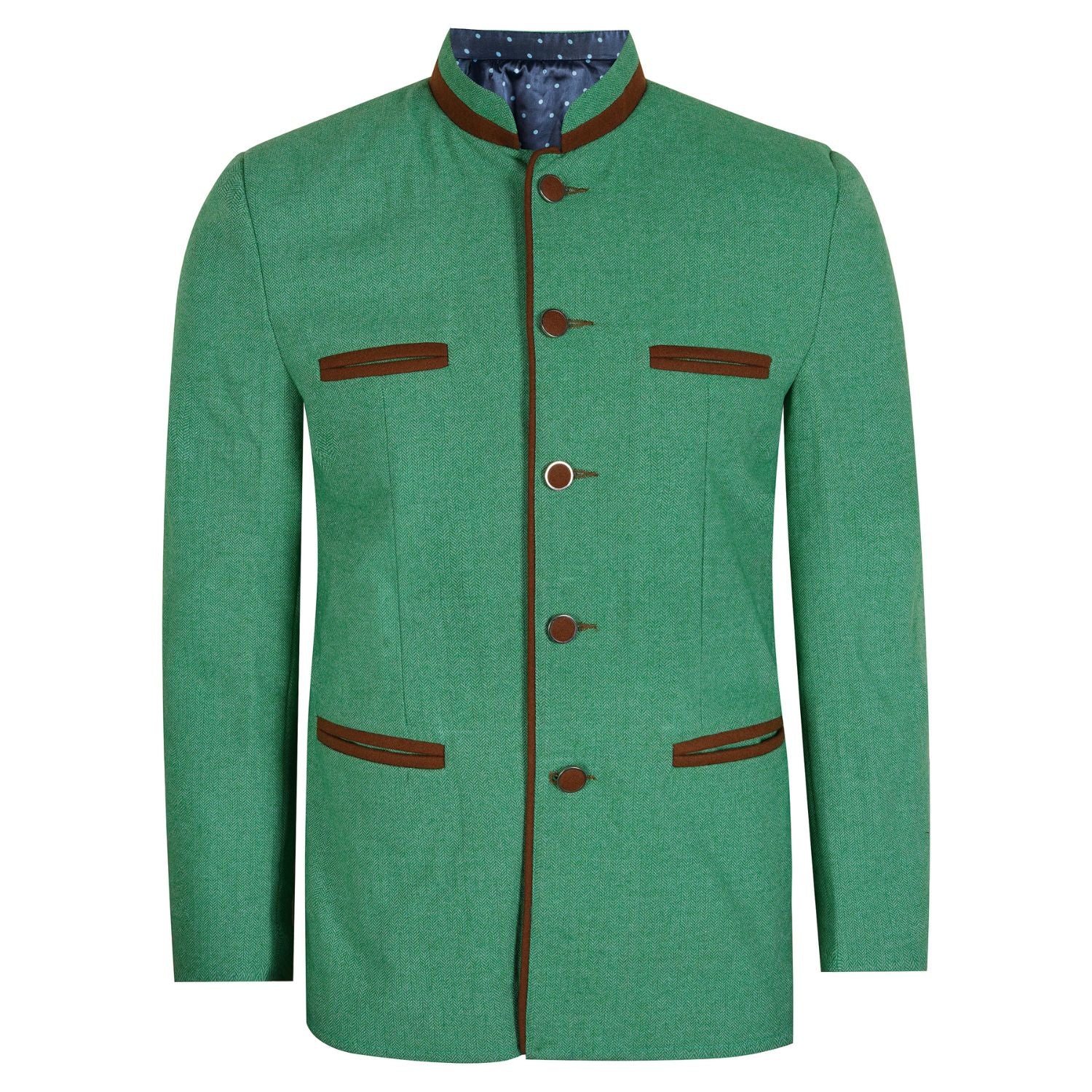 Green German Trachten Bavarian Tyrol Loden Austrian Wool Jacket