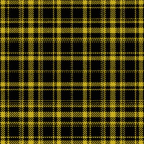 Justus Yellow & Black Tartan - Imperial Highland Supplies