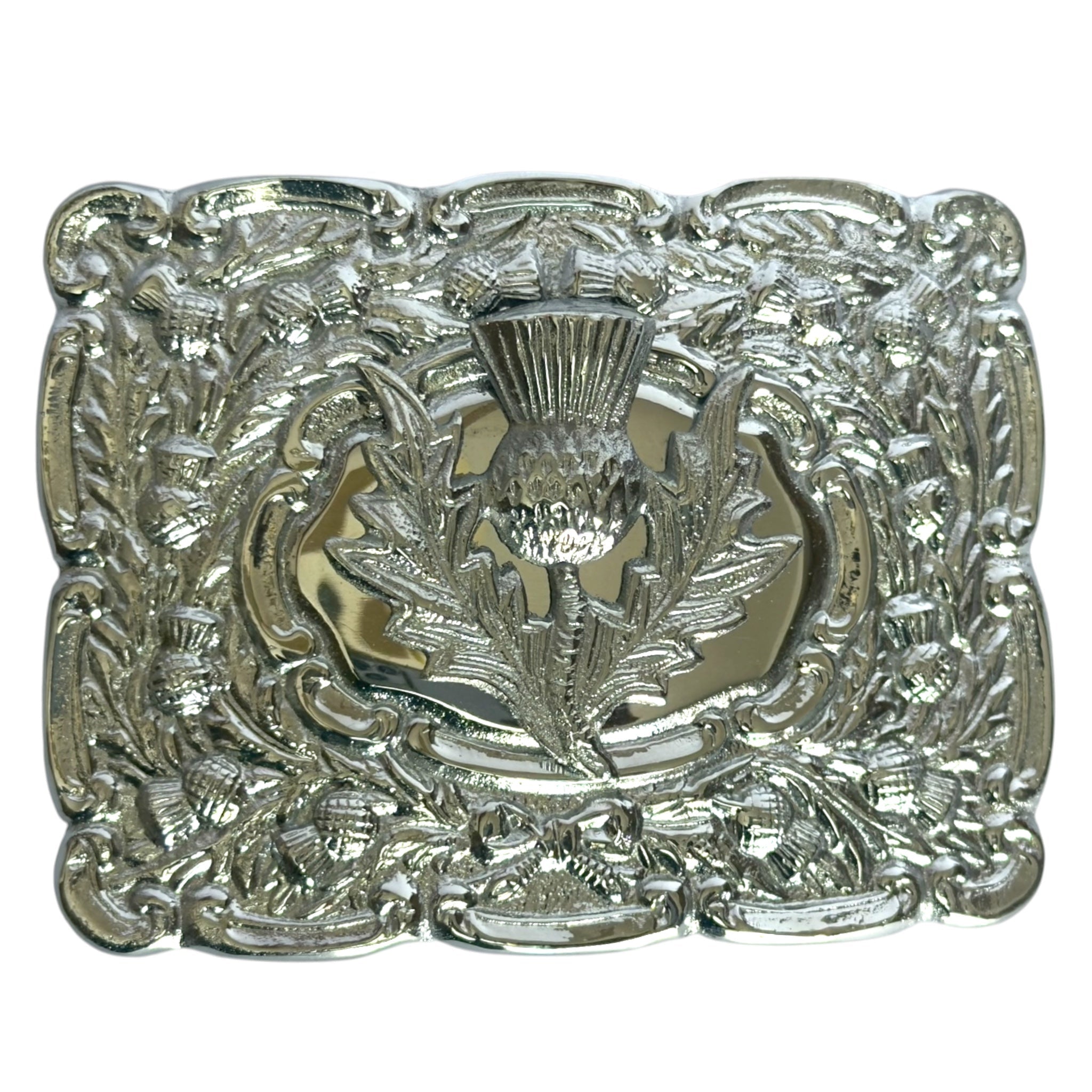 Kilt Belt Buckle Scottish Thistle Design - Imperial Highland Supplies