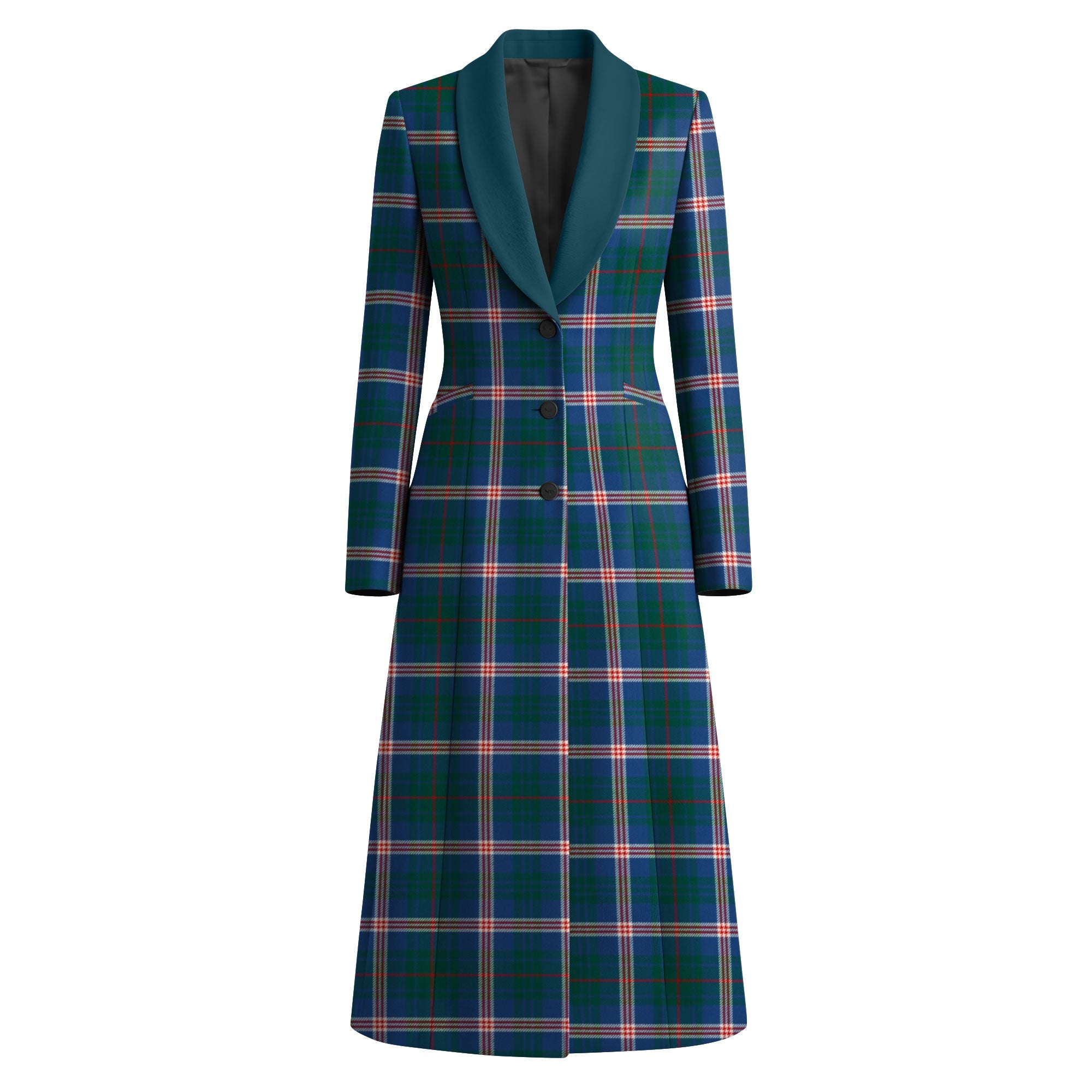Women's Longline Tartan Jacket - Imperial Highland Supplies