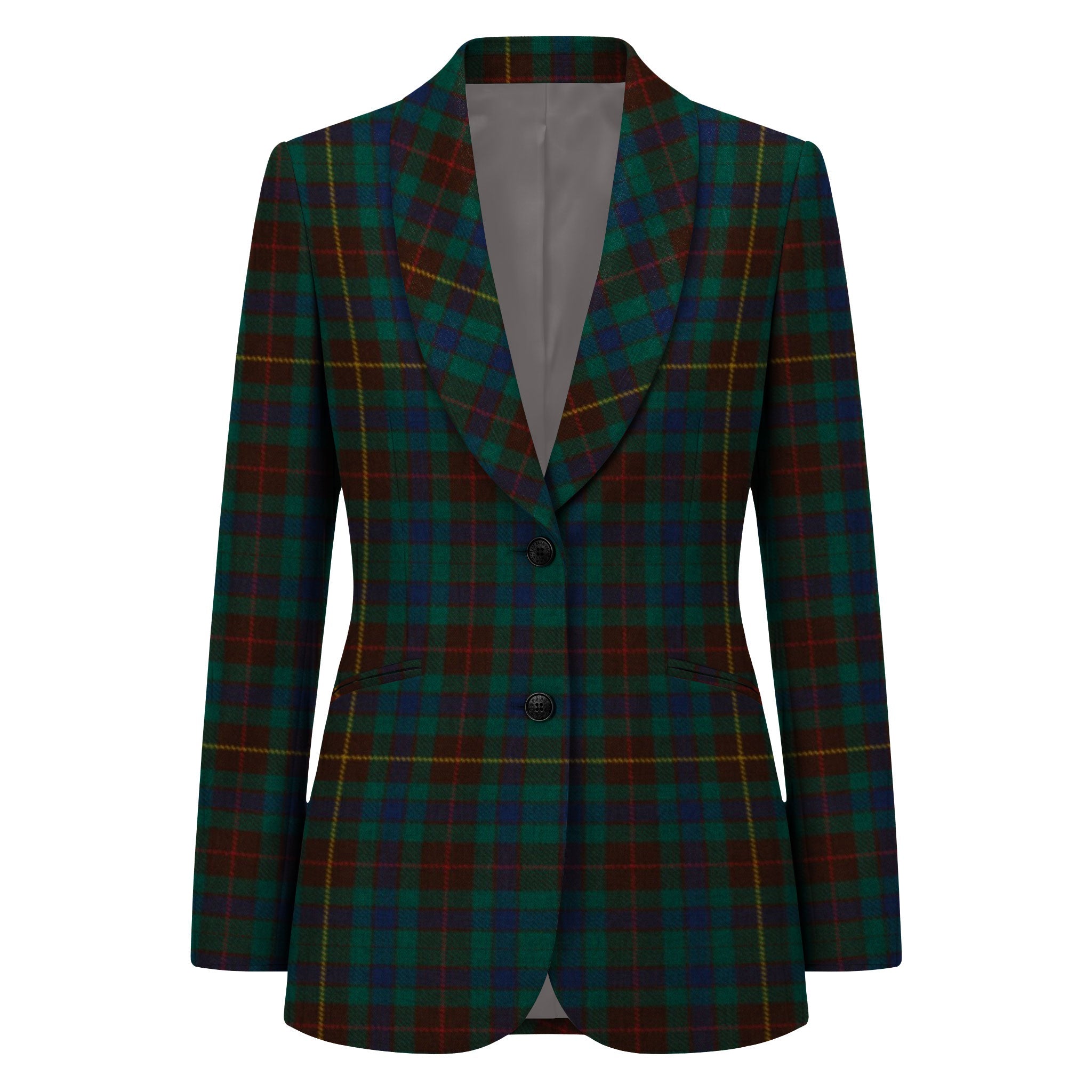Women's Tartan Jacket Double Button Fastening - Imperial Highland Supplies
