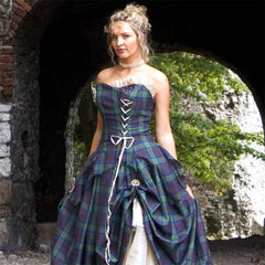Bella Tartan Wedding Dress - Imperial Highland Supplies