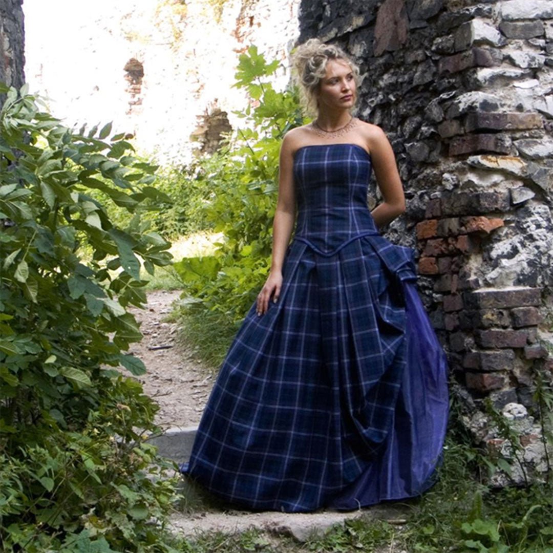 Isla Gown, Tartan Wedding