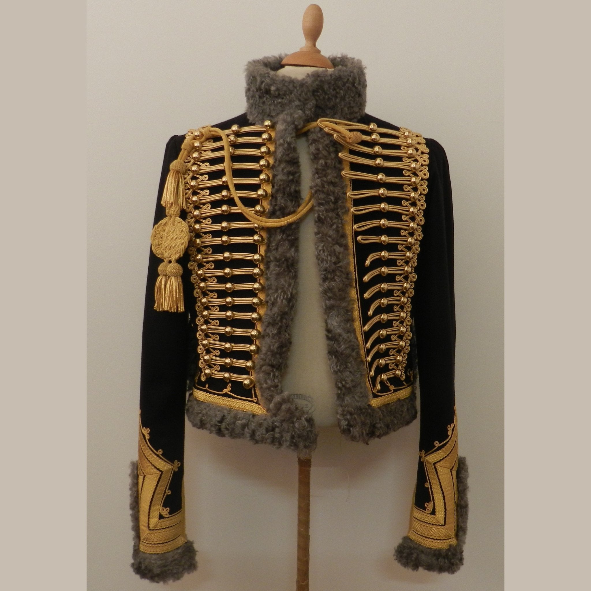 Mens Napoleonic Military Hussars Officer Style Tunic Pelisse Jimi Hendrix Jacket