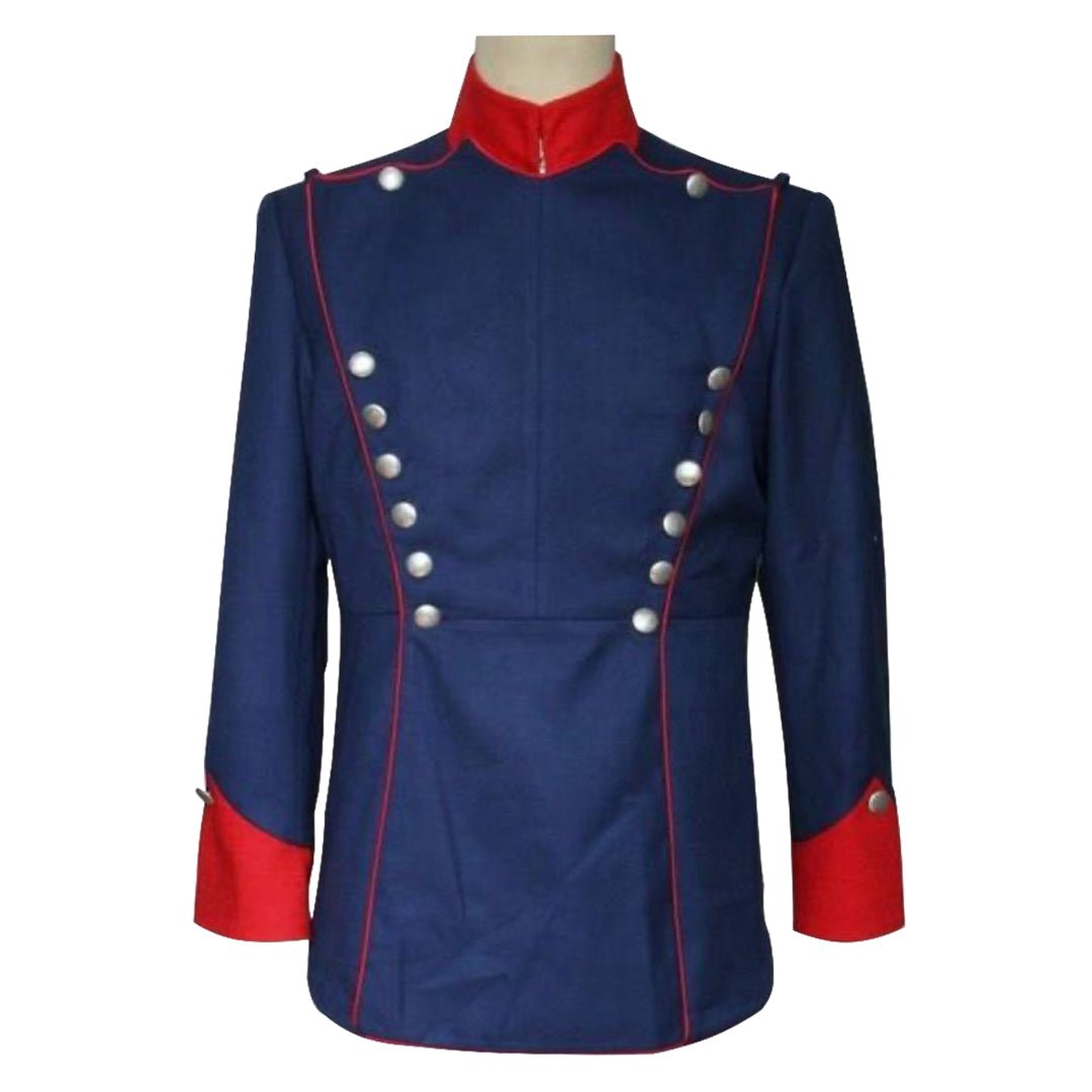 New Napoleonic Uniforms  Men's Black Wool Jacket Custom Made