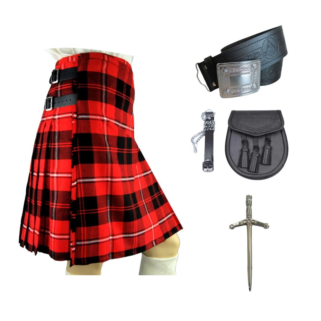 5 Pcs - Cunningham Premium Kilt Set - Imperial Highland Supplies