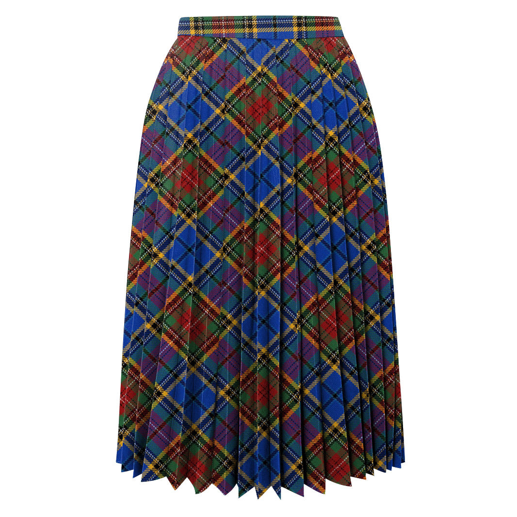 Tartan Fine Pleated Skirt