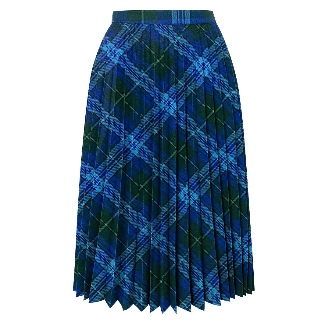 Tartan Fine Pleated Skirt