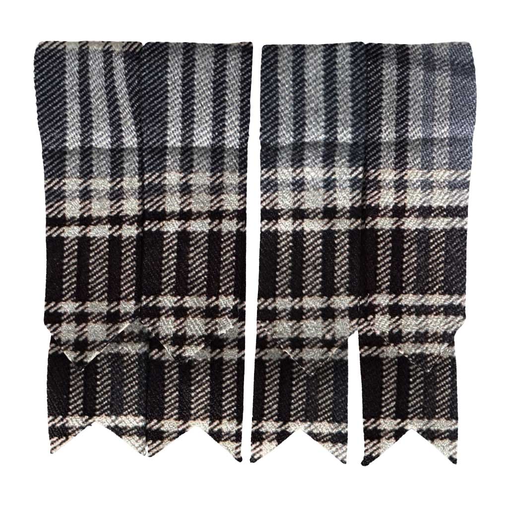 MacDonald of the Isles Blue Tartan Kilt Flashes - Imperial Highland Supplies