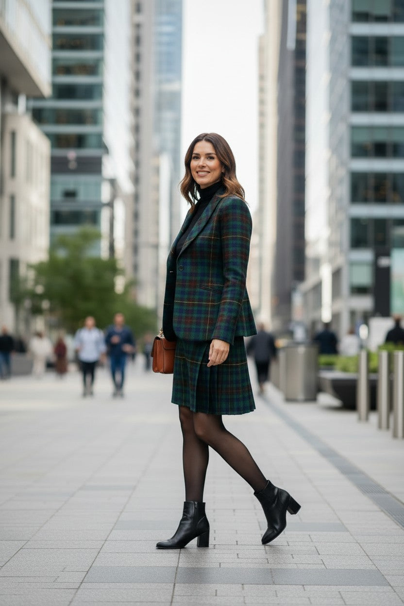 Women's Tartan Jacket Double Button Fastening Amazing Union Tartan - Imperial Highland Supplies