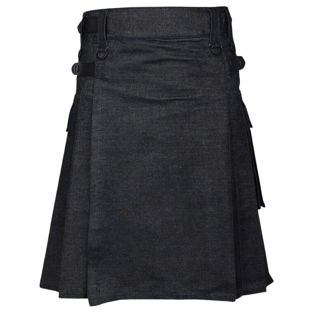 Active Men Denim Utility Kilt - Imperial Highland Supplies