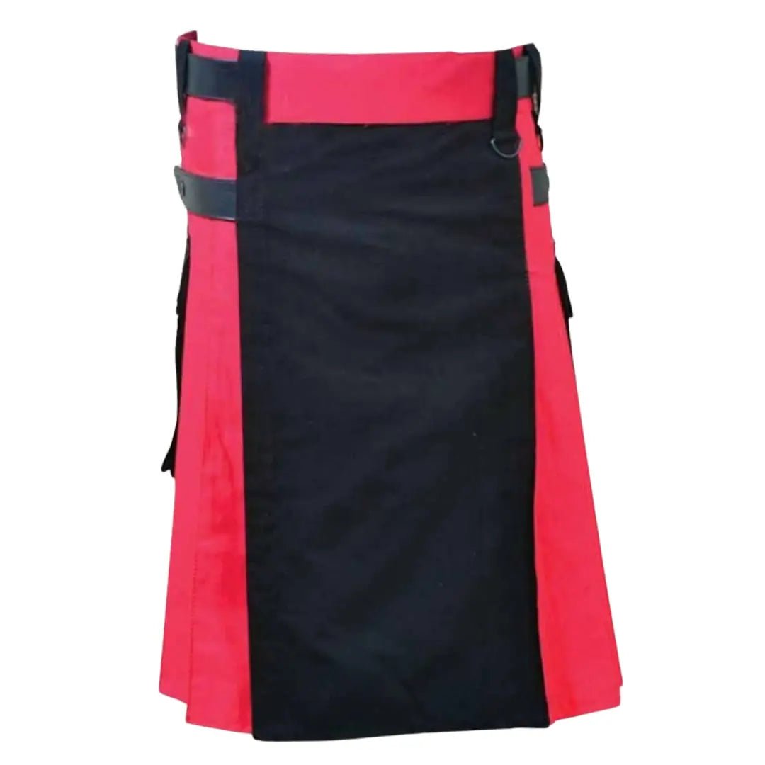 Black and Pink Utility Kilt - Imperial Highland Supplies