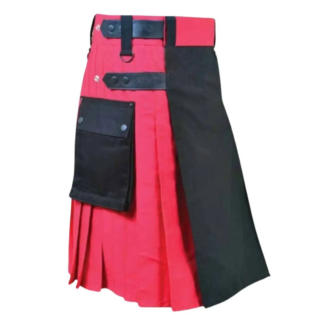 Black and Pink Utility Kilt - Imperial Highland Supplies