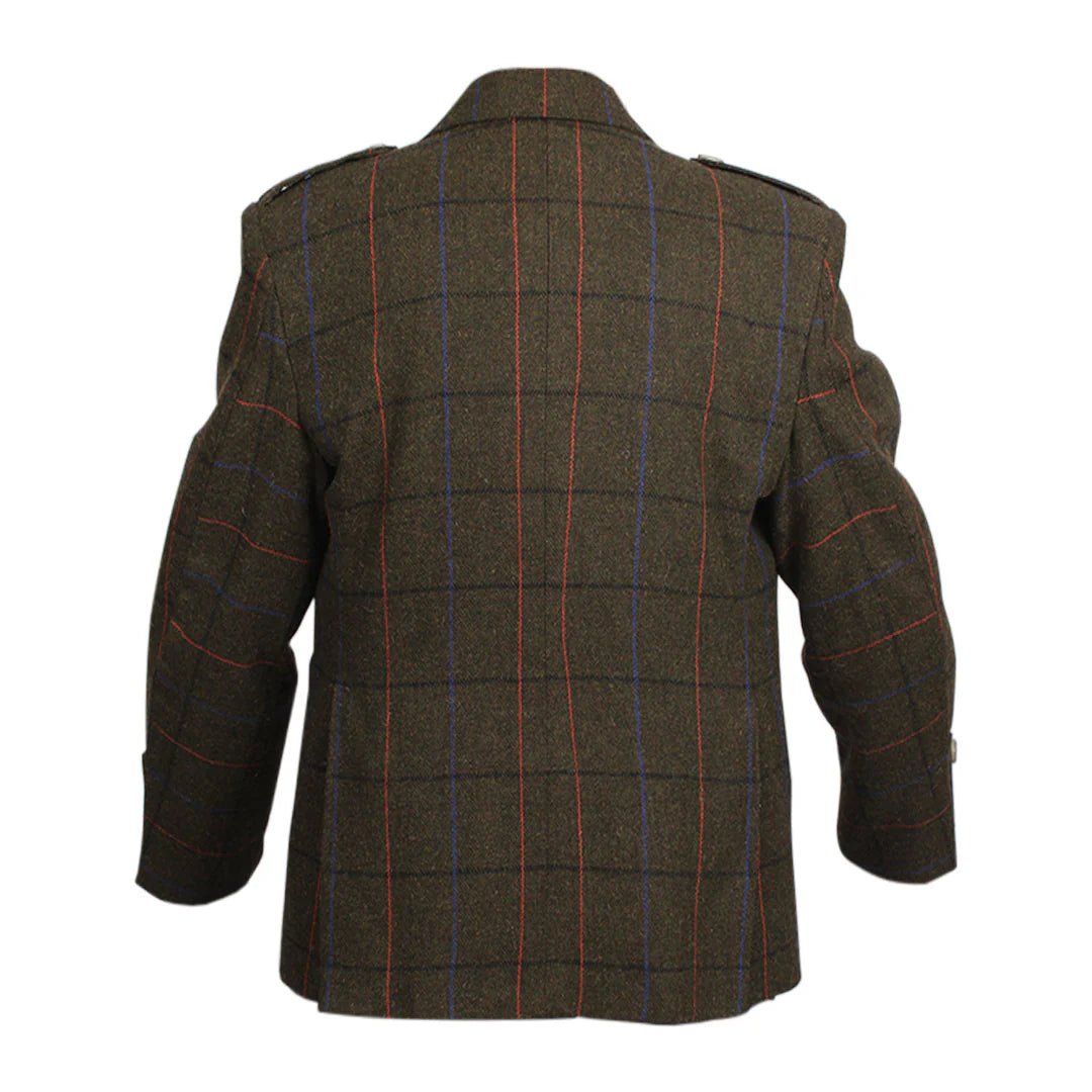 Brown Tweed Argyll Jacket & Vest - Imperial Highland Supplies