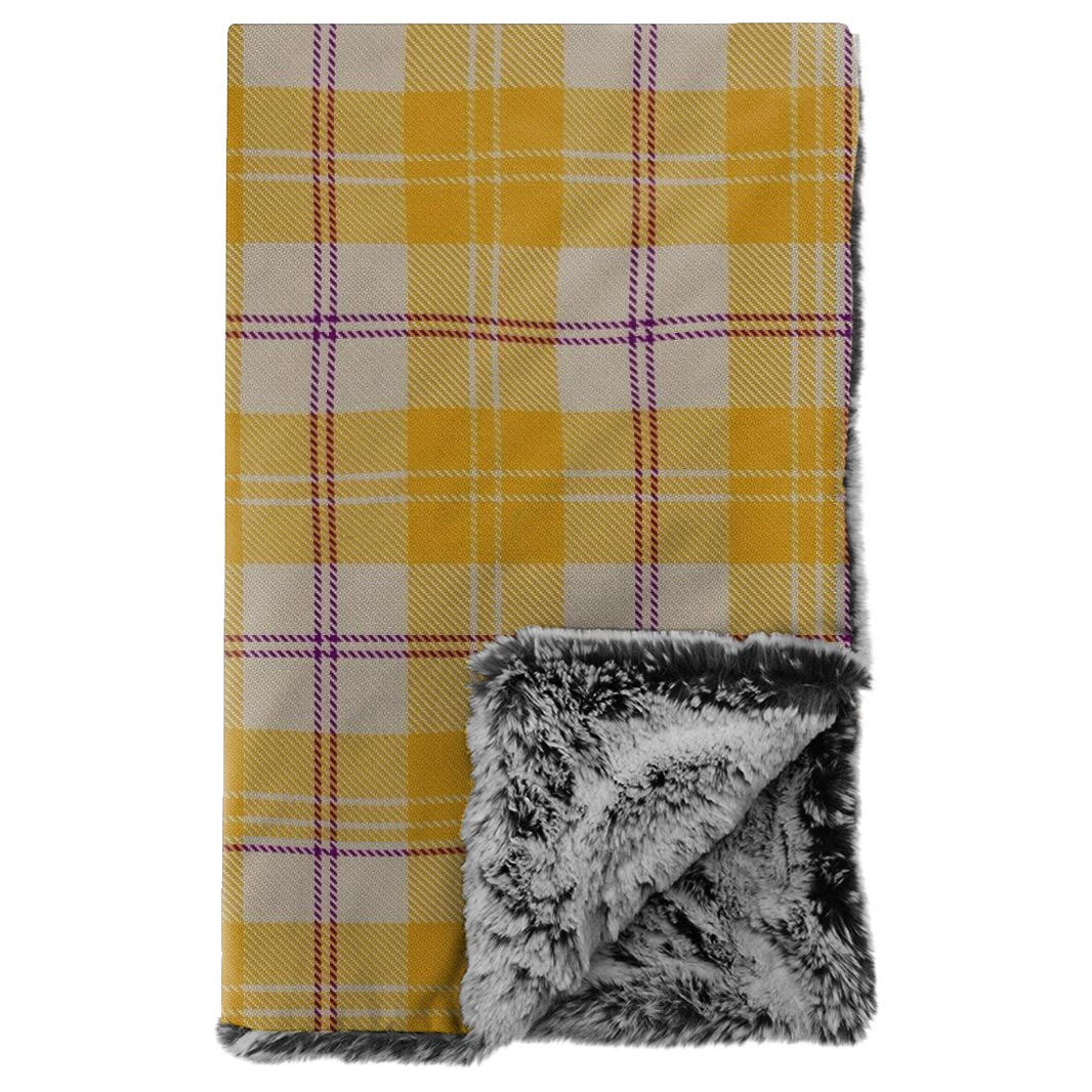 Faux Fur Backed Tartan Throw - Imperial Highland Supplies