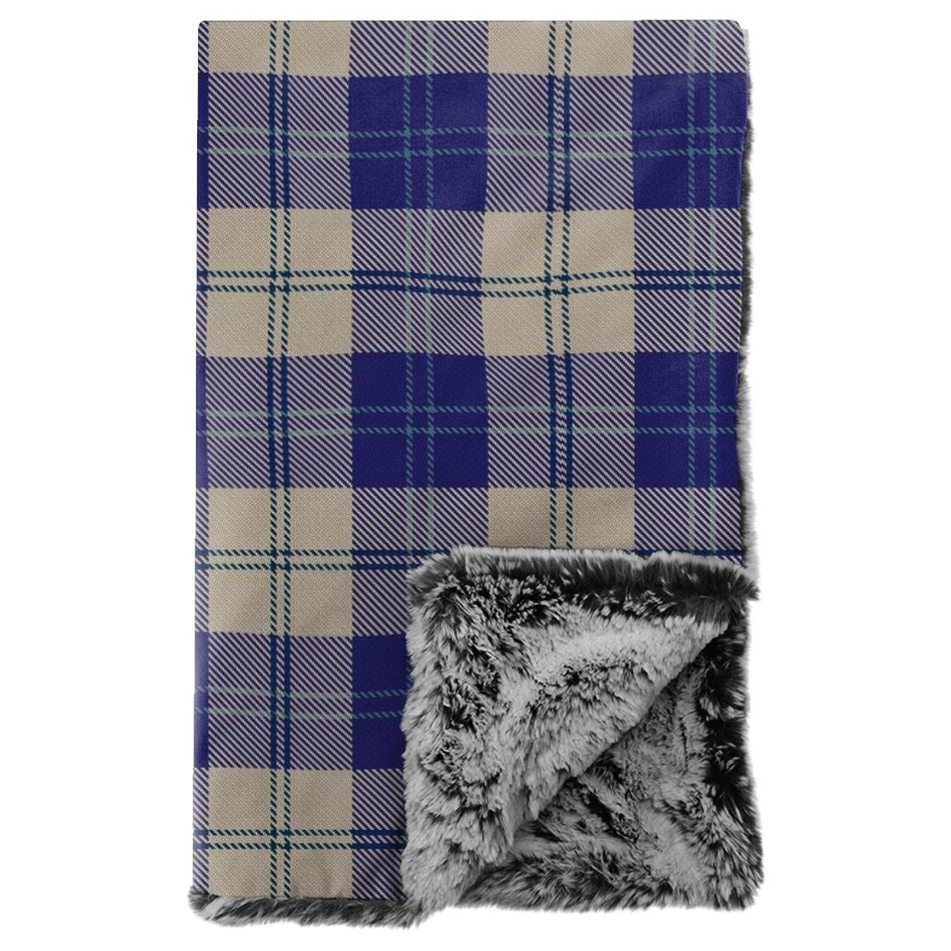 Faux Fur Backed Tartan Throw - Imperial Highland Supplies