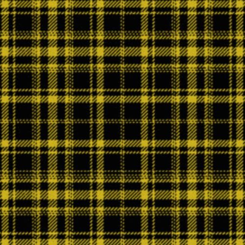 Justus Yellow & Black Tartan - Imperial Highland Supplies