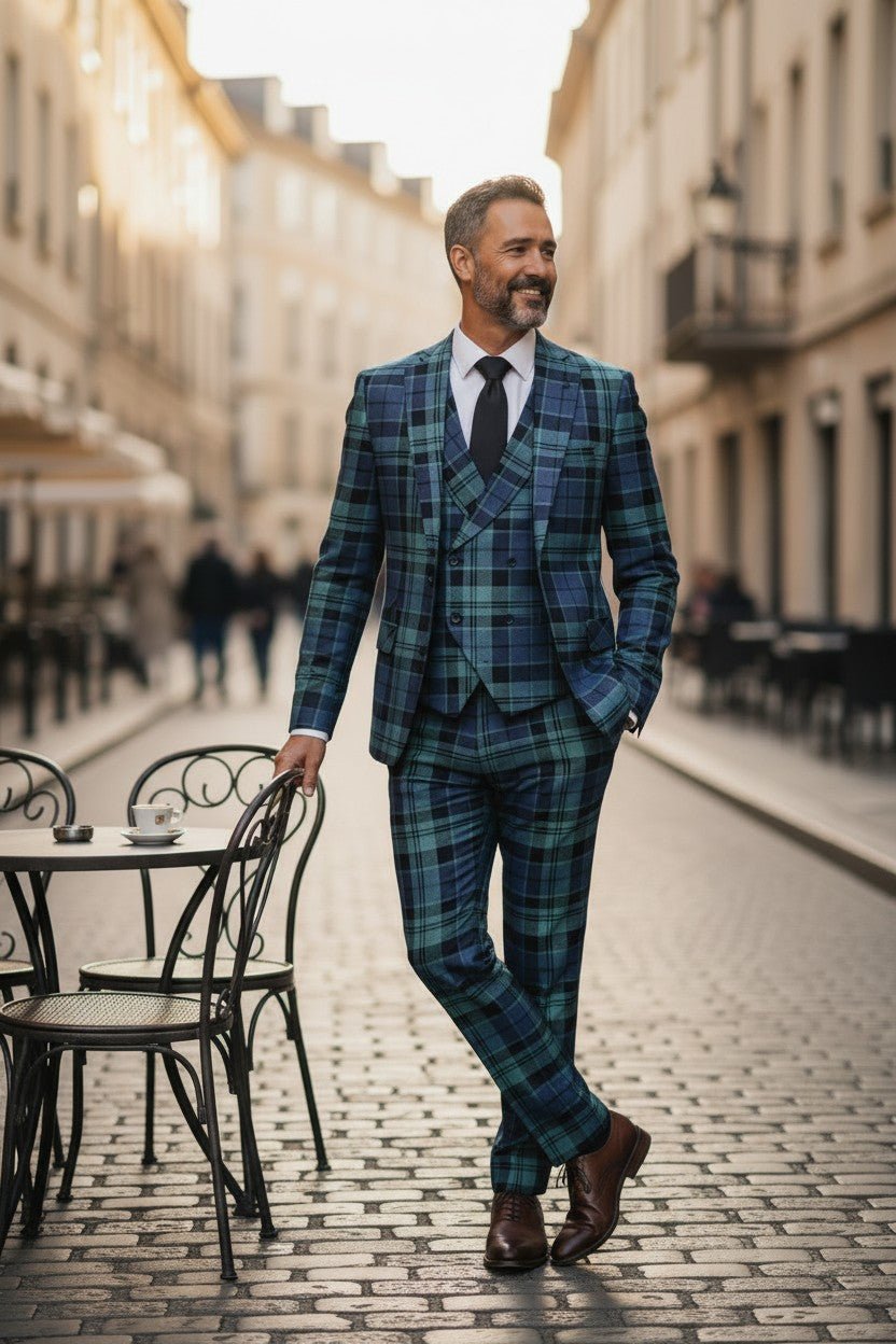 Men's 3 Piece Tartan Suit - Imperial Highland Supplies