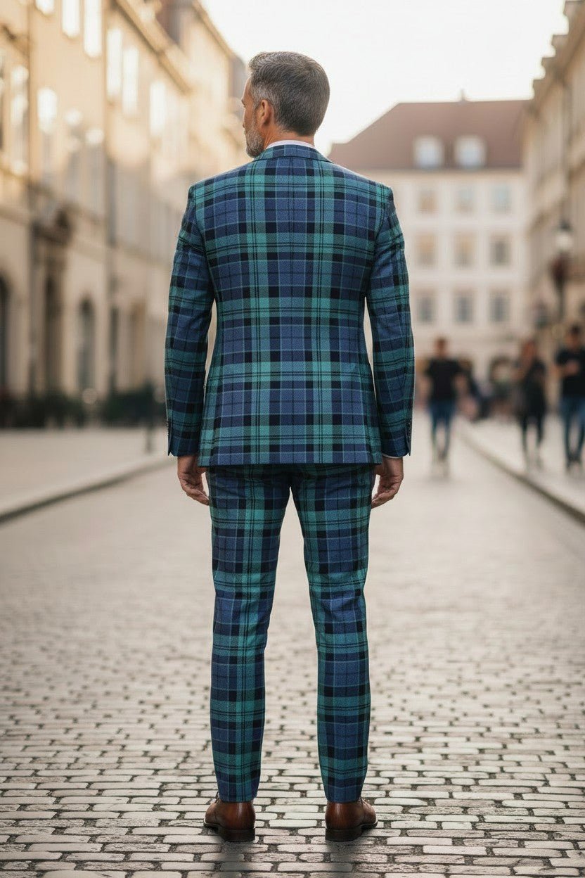 Men's 3 Piece Tartan Suit - Imperial Highland Supplies