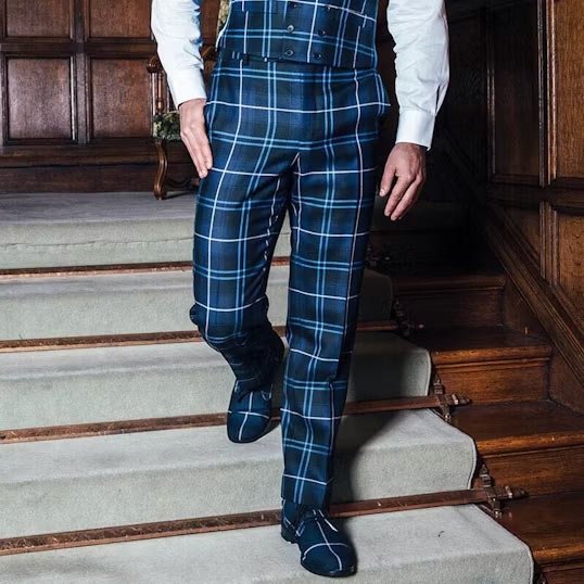 Men's Tartan Trousers - Slim Cut - Imperial Highland Supplies