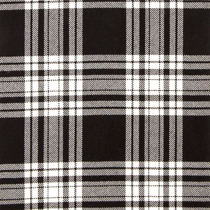 Menzies Black & White Modern Tartan - Imperial Highland Supplies