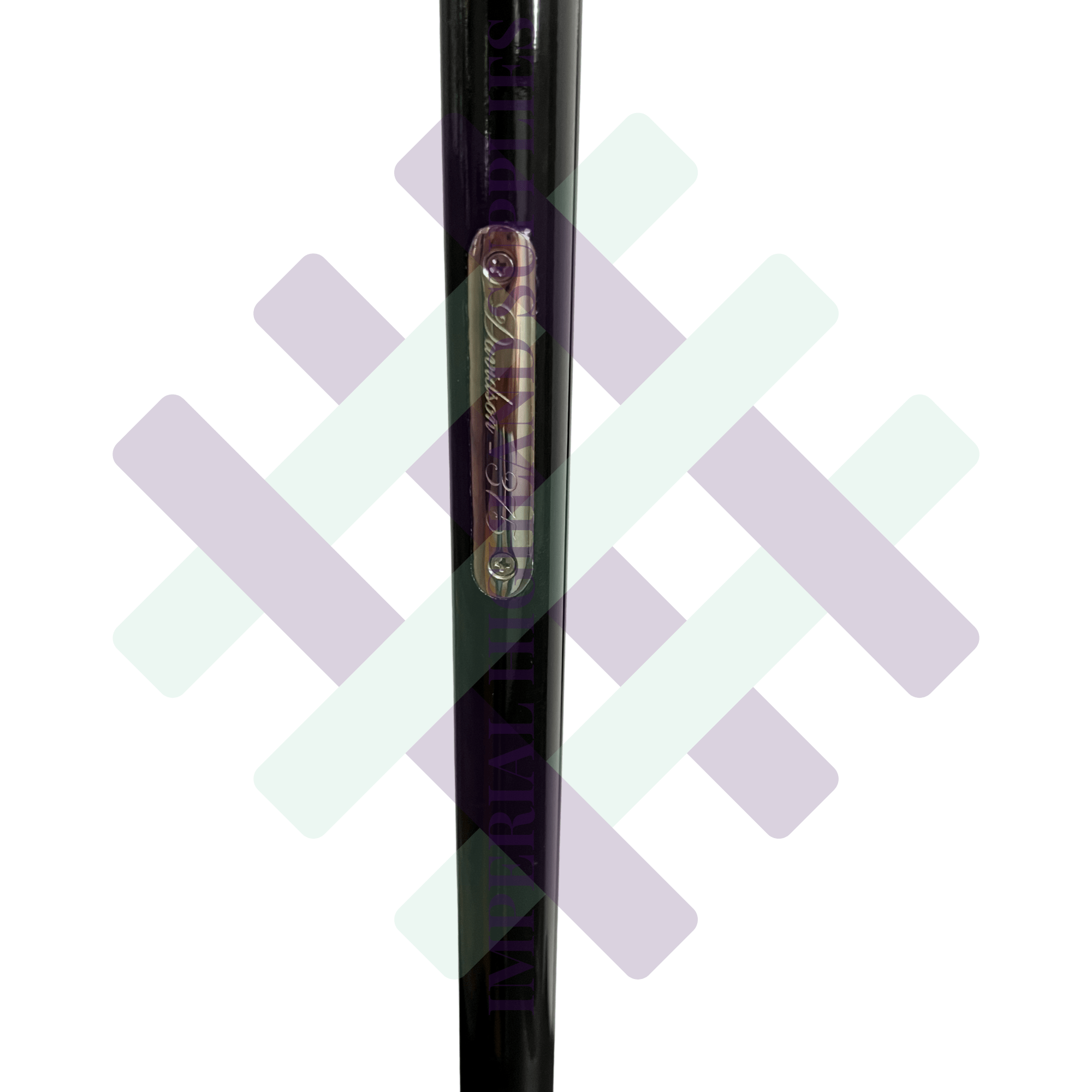 Military Pace Stick Dark Black Color Brass Or Chrome Fittings Fully Customize - Imperial Highland Supplies