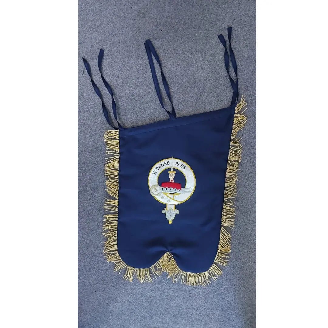 Pipe Banner Double Sided Hand Embroidered Custom Made - Imperial Highland Supplies