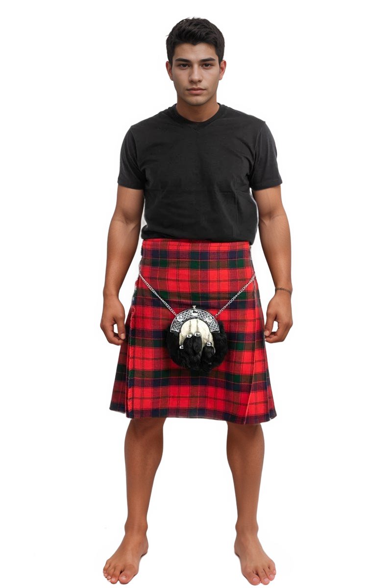 Robertson Red Bespoke Tartan Kilt - Imperial Highland Supplies