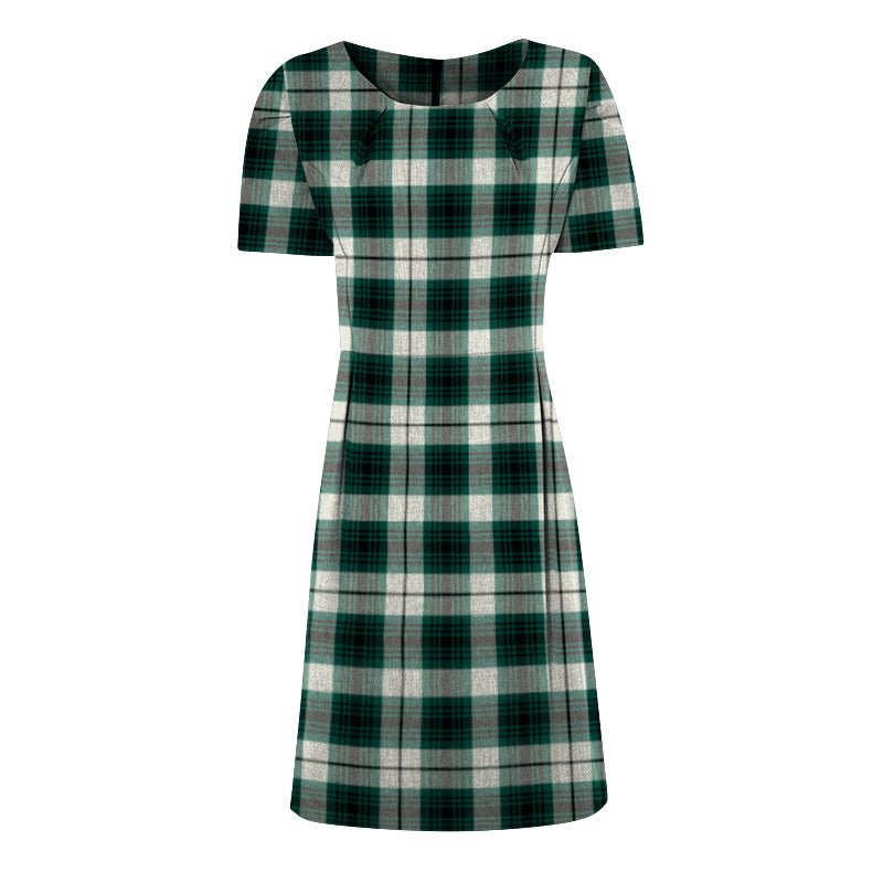 Round Neck Tartan Dress - Imperial Highland Supplies