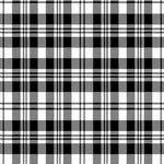 Scott Black & White Modern Tartan - Imperial Highland Supplies