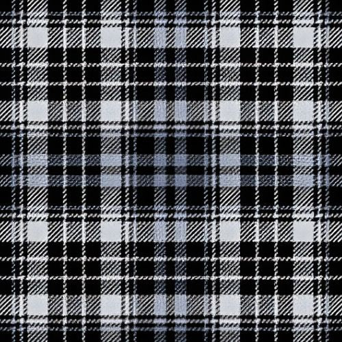 Stewart Royal Black & White & Grey Tartan - Imperial Highland Supplies