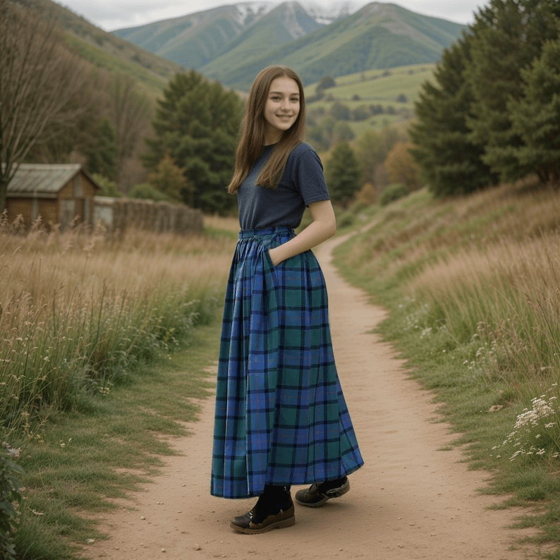 Tartan Gathered Skirt - Imperial Highland Supplies