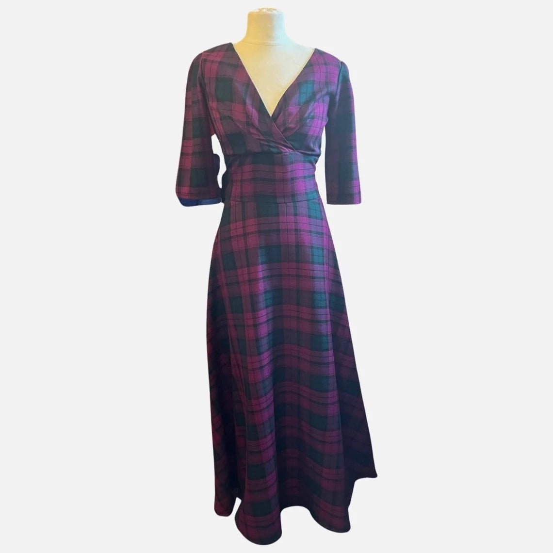 Tartan Highland Scottish Dance Maxi Dress Tartan Highland Scottish Dance Maxi Dress