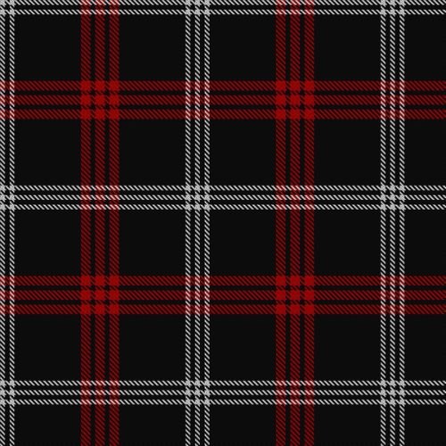 White Stripes Hunting Tartan - Imperial Highland Supplies