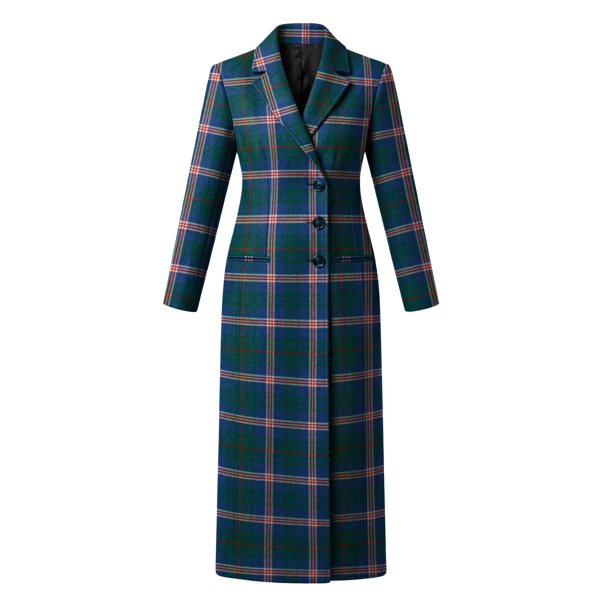 Women's Longline Tartan Jacket - Imperial Highland Supplies