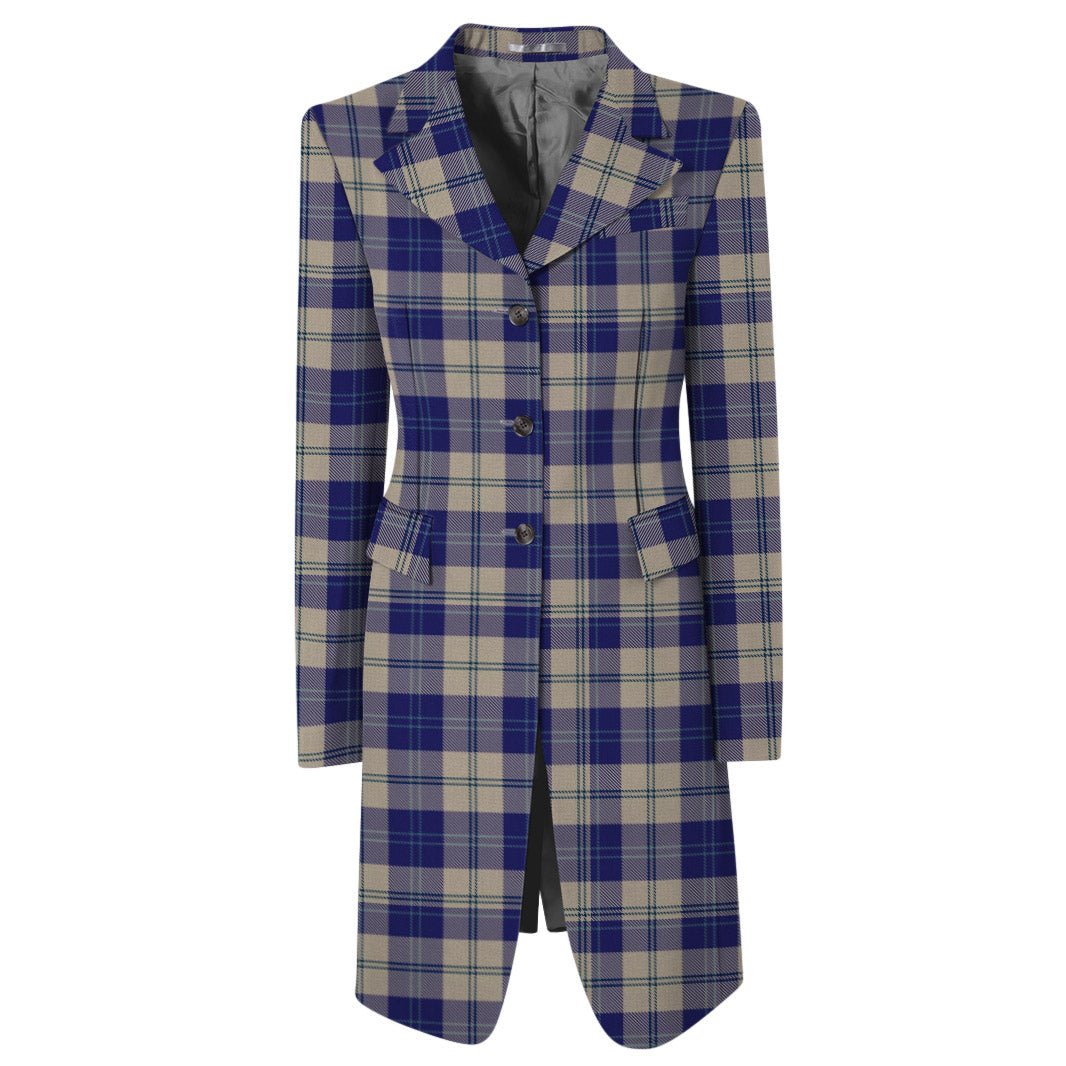 Women's Longline Tartan Jacket - Imperial Highland Supplies