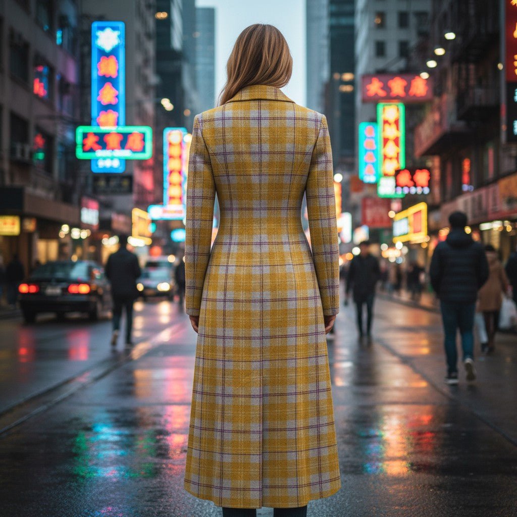 Women's Longline Tartan Jacket - Imperial Highland Supplies