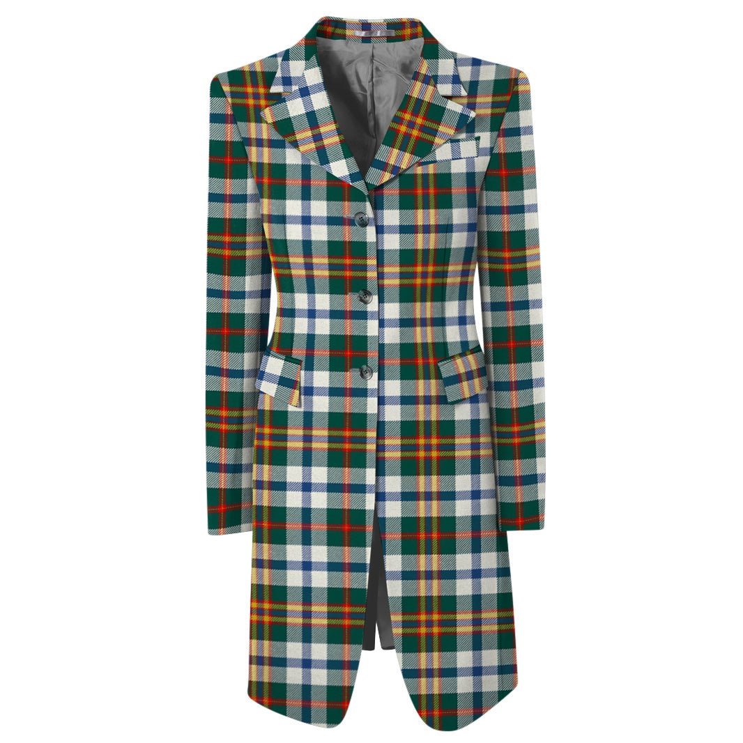 Women's Longline Tartan Jacket - Imperial Highland Supplies