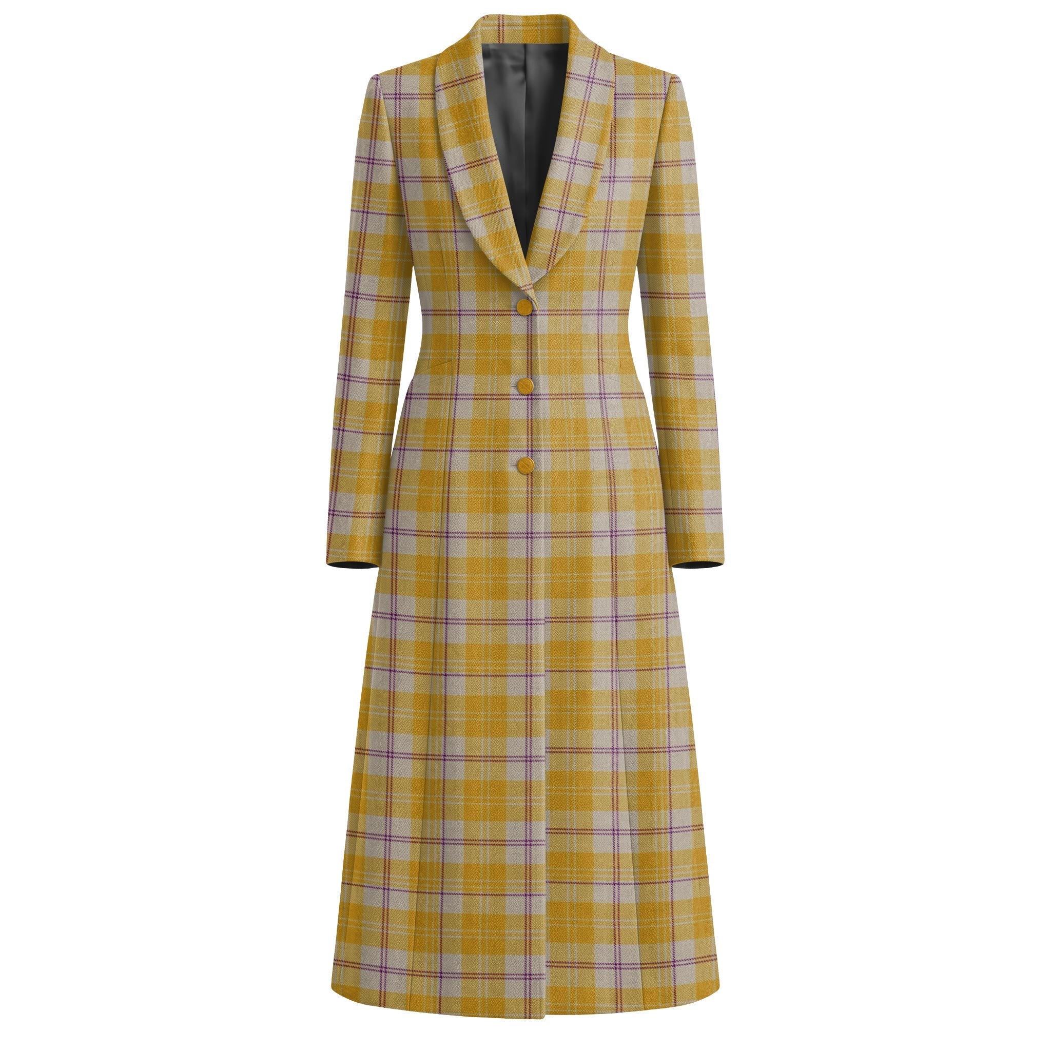 Women's Longline Tartan Jacket - Imperial Highland Supplies