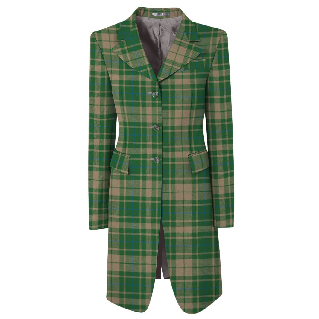 Women's Longline Tartan Jacket - Imperial Highland Supplies