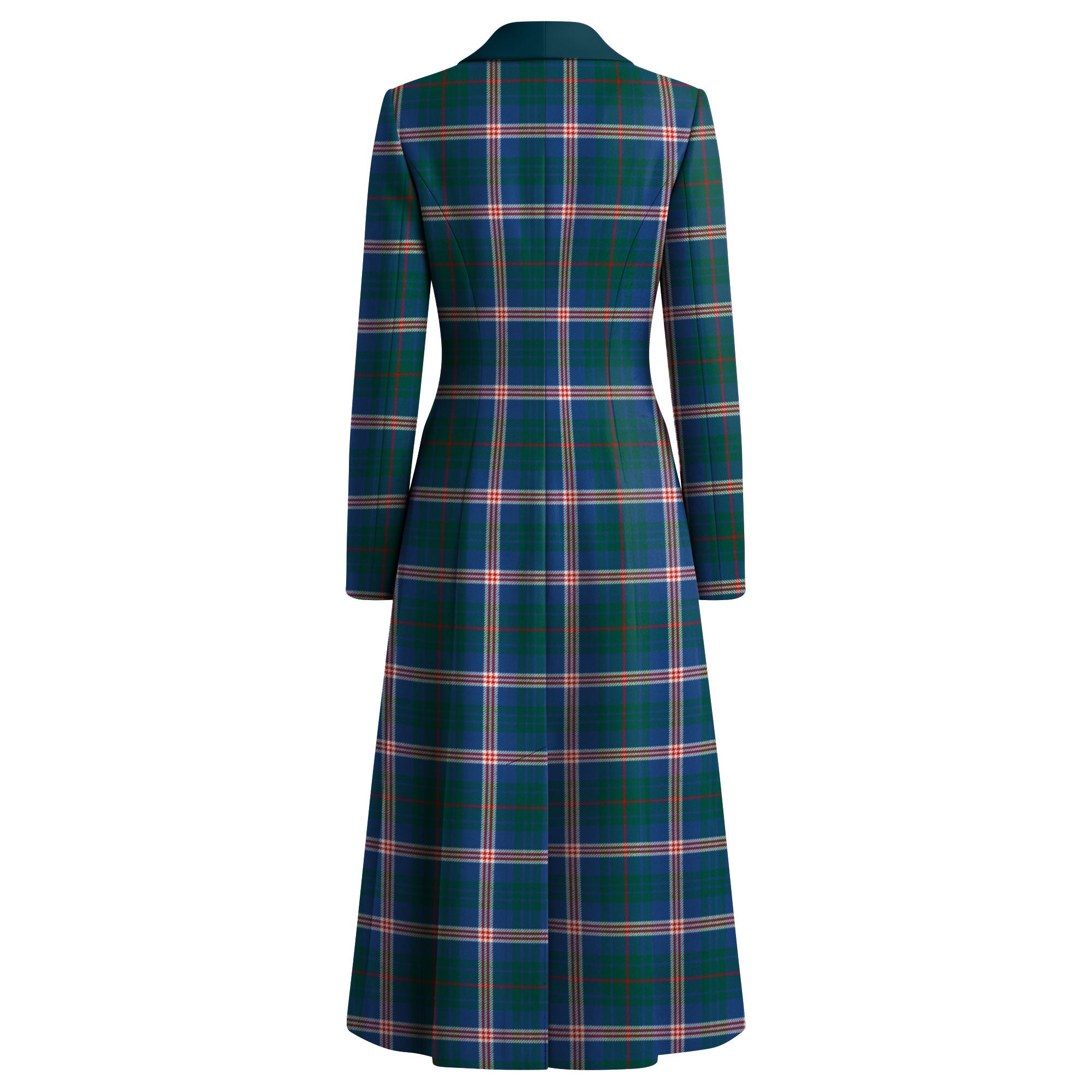 Women's Longline Tartan Jacket - Imperial Highland Supplies