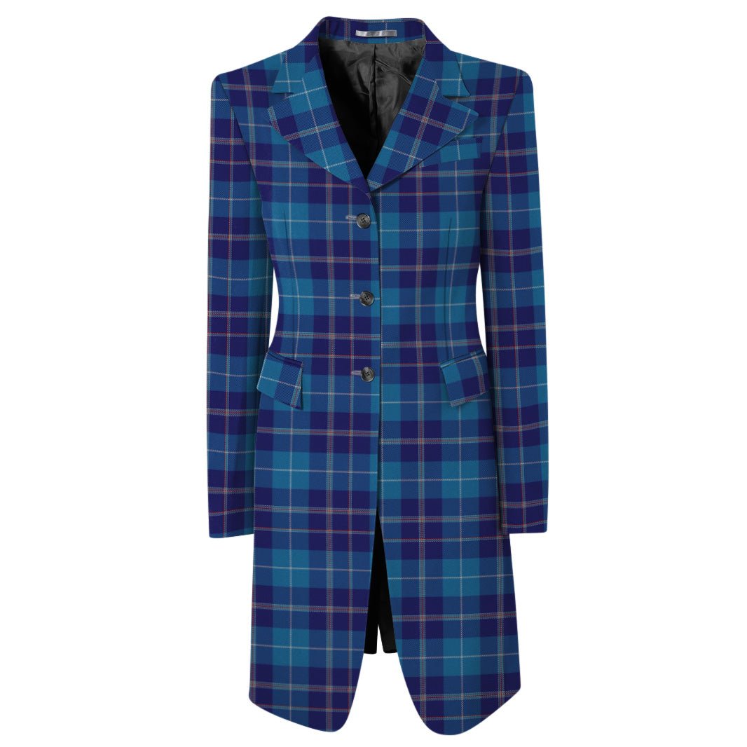 Women's Longline Tartan Jacket - Imperial Highland Supplies