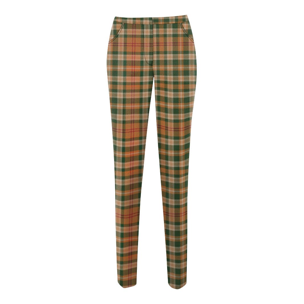 Women's Slim Cut Tartan Trousers - Imperial Highland Supplies