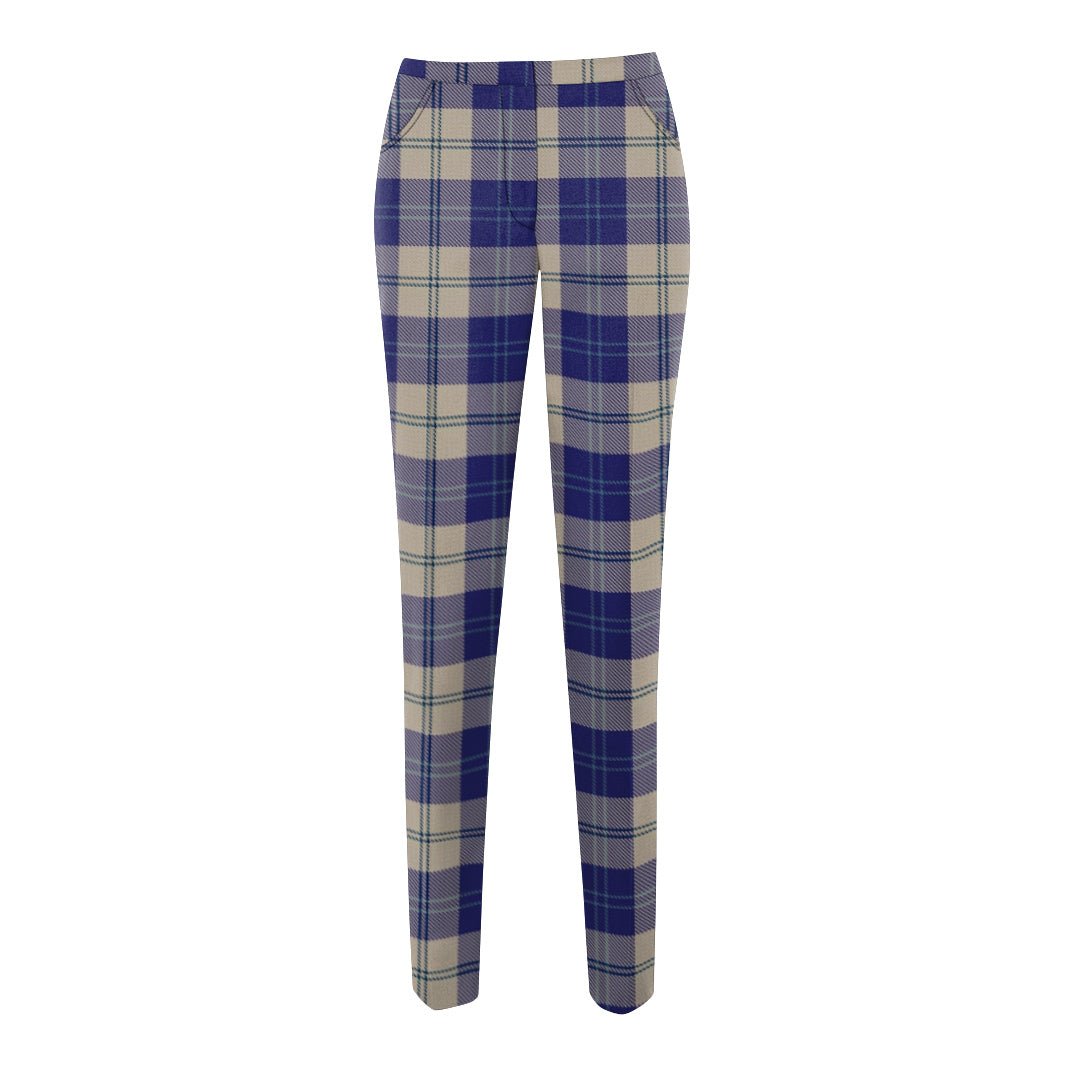 Women's Slim Cut Tartan Trousers - Imperial Highland Supplies