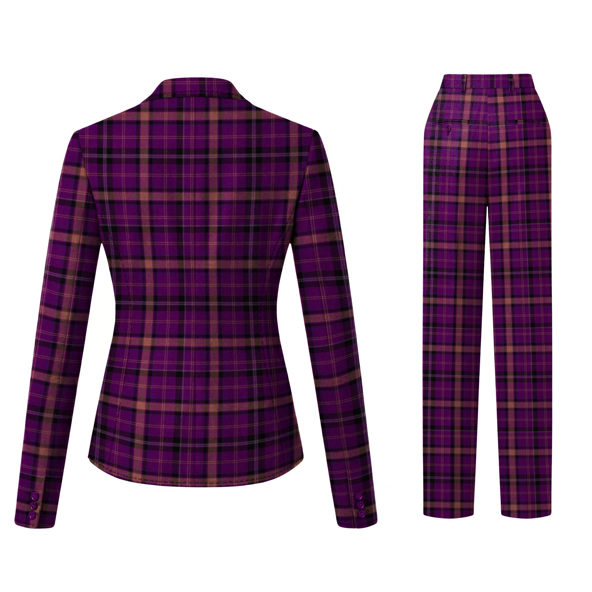 Women's Tartan Blazer - 2 Buttons With Pant - Imperial Highland Supplies