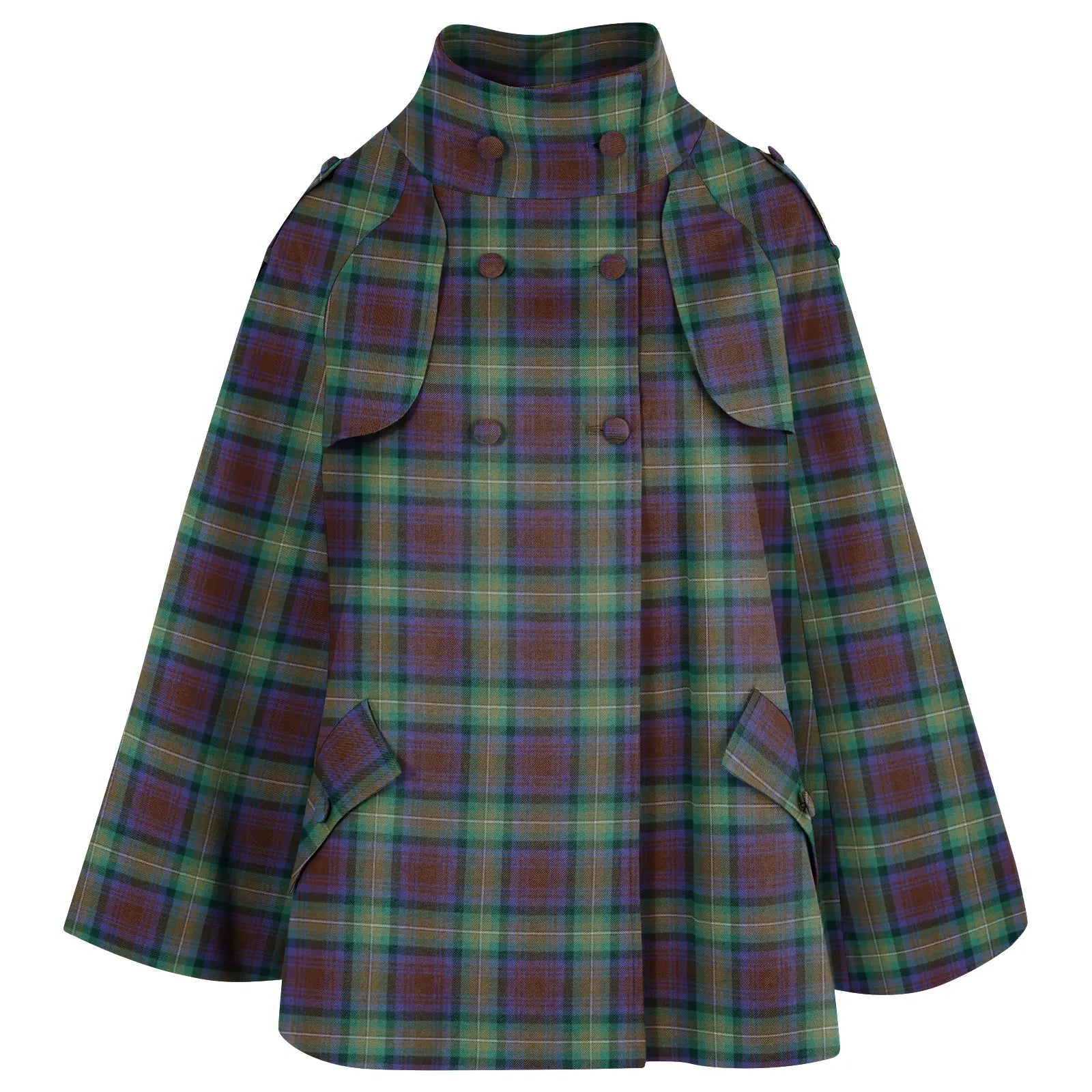 Women's Tartan Cape Jacket - Imperial Highland Supplies