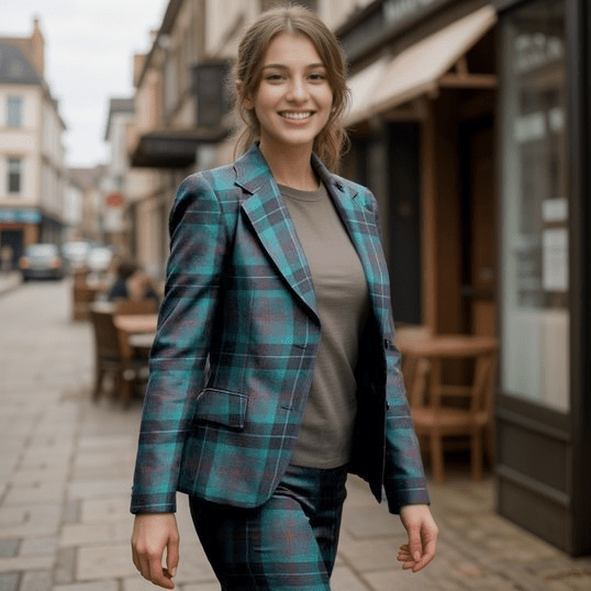 Women's Tartan Jacket 2 Button Fastening - Imperial Highland Supplies